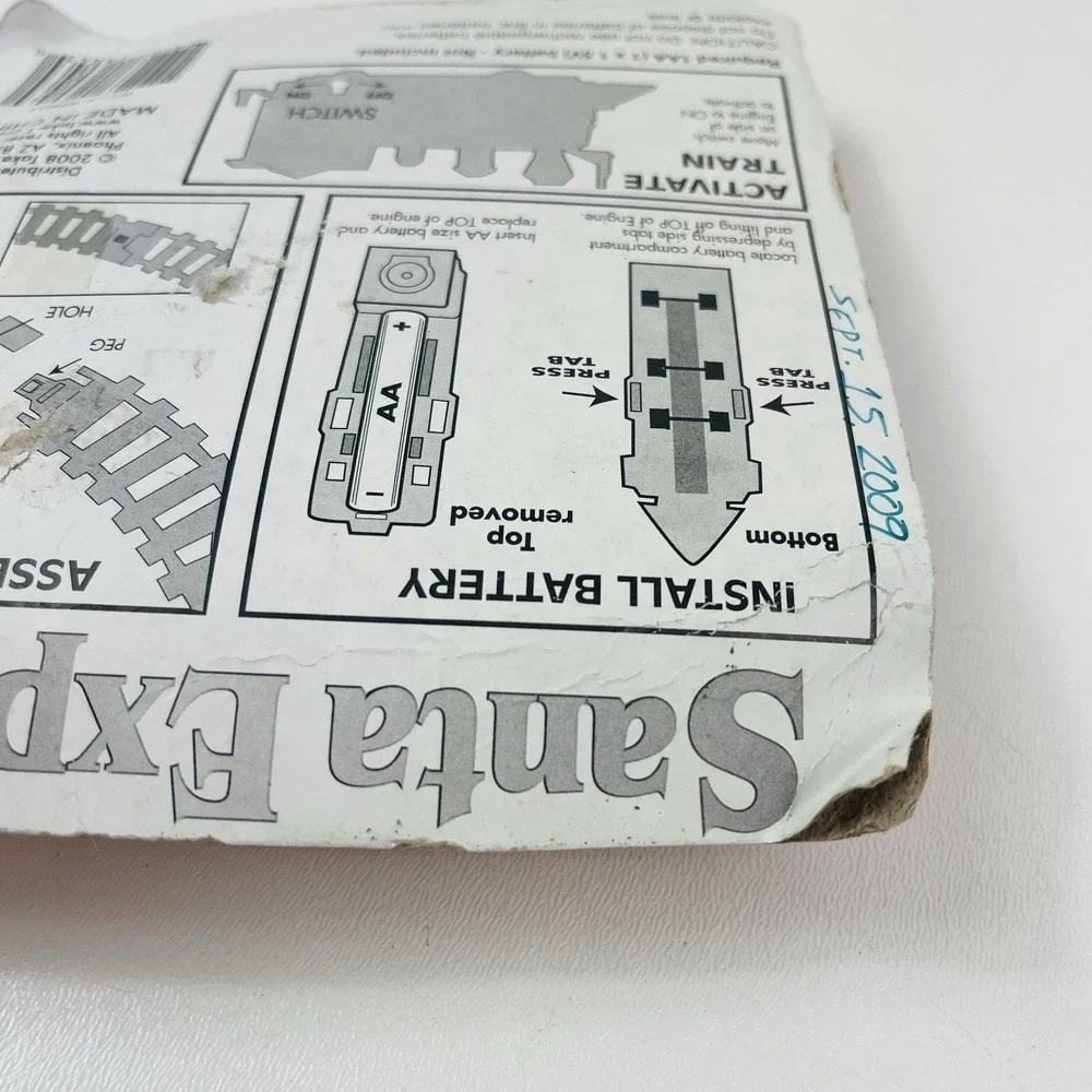 Take One Santa Express Train Caboose and 6 Track Pieces 6043 2005